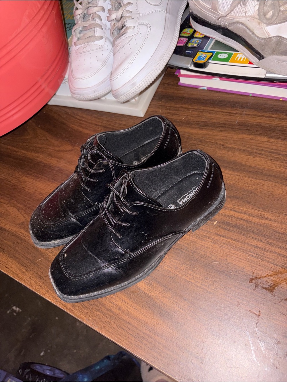 Kohl's Black Kids' Lace-Up Dress Shoes